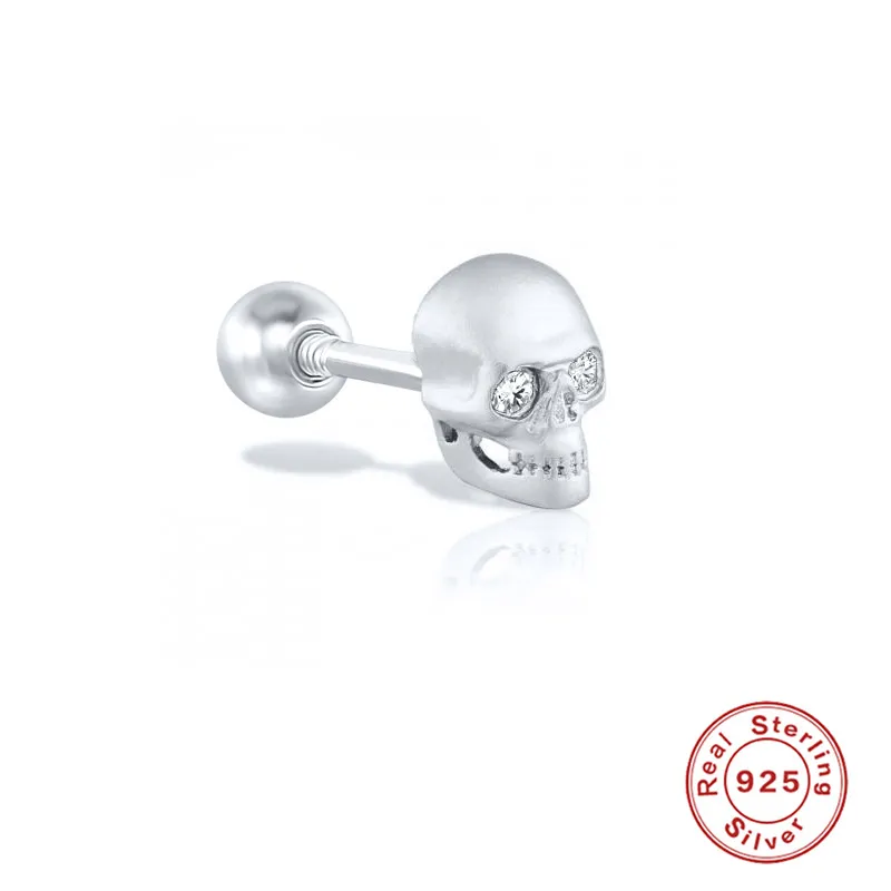 Fashion-Skull-Sterling-Silver-Inlay-Zircon-Ear-Studs-1-Piece (3)